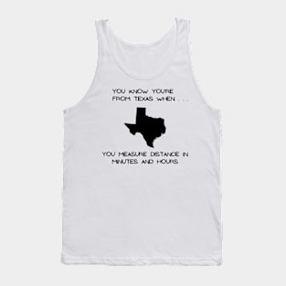 Texas - Distance (Light Colors) Tank Top